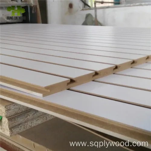 Melamine Grooved MDF for Display Furniture